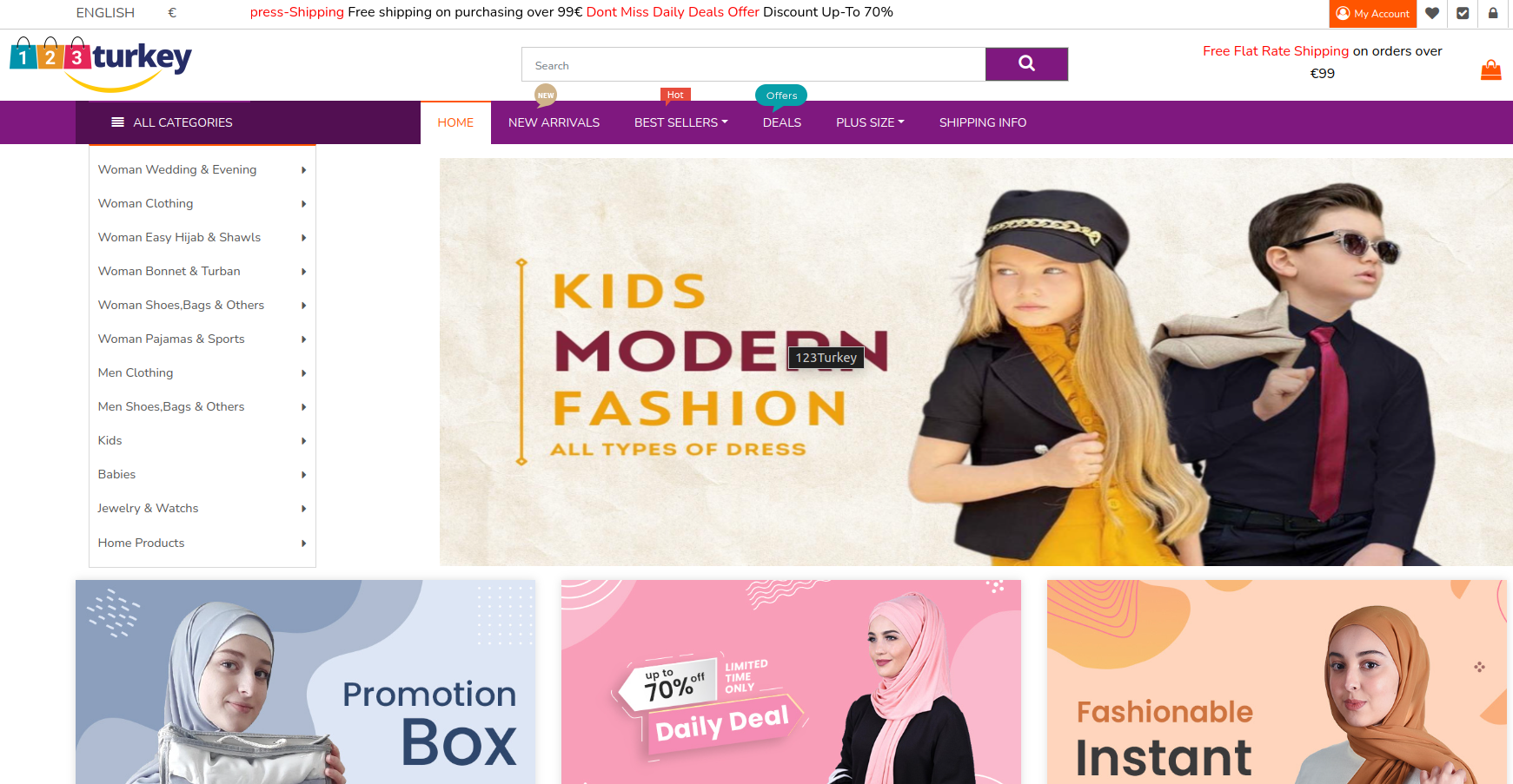 123Turkey Magento 2 storefront